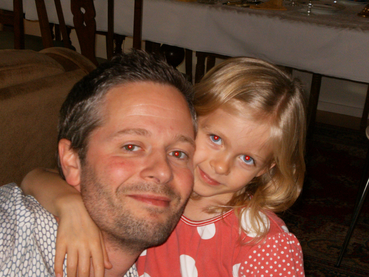 Hannah og far september 2009