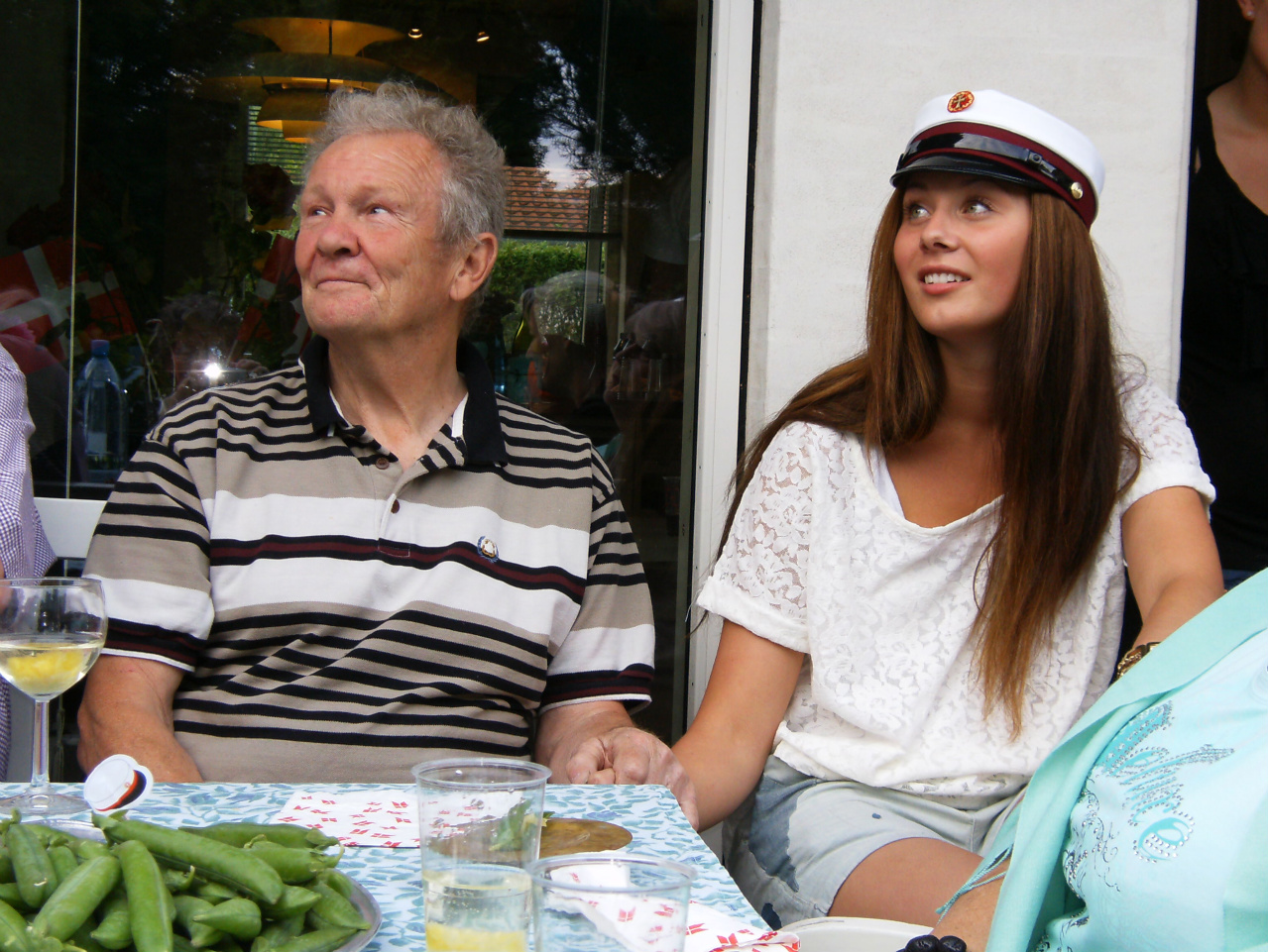 Morfar og Josephine 2011