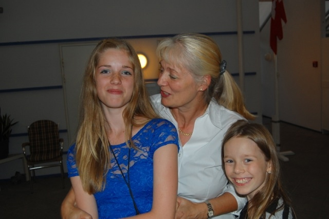 Emilie, Lise-Lotte og Caroline 31.7.2012